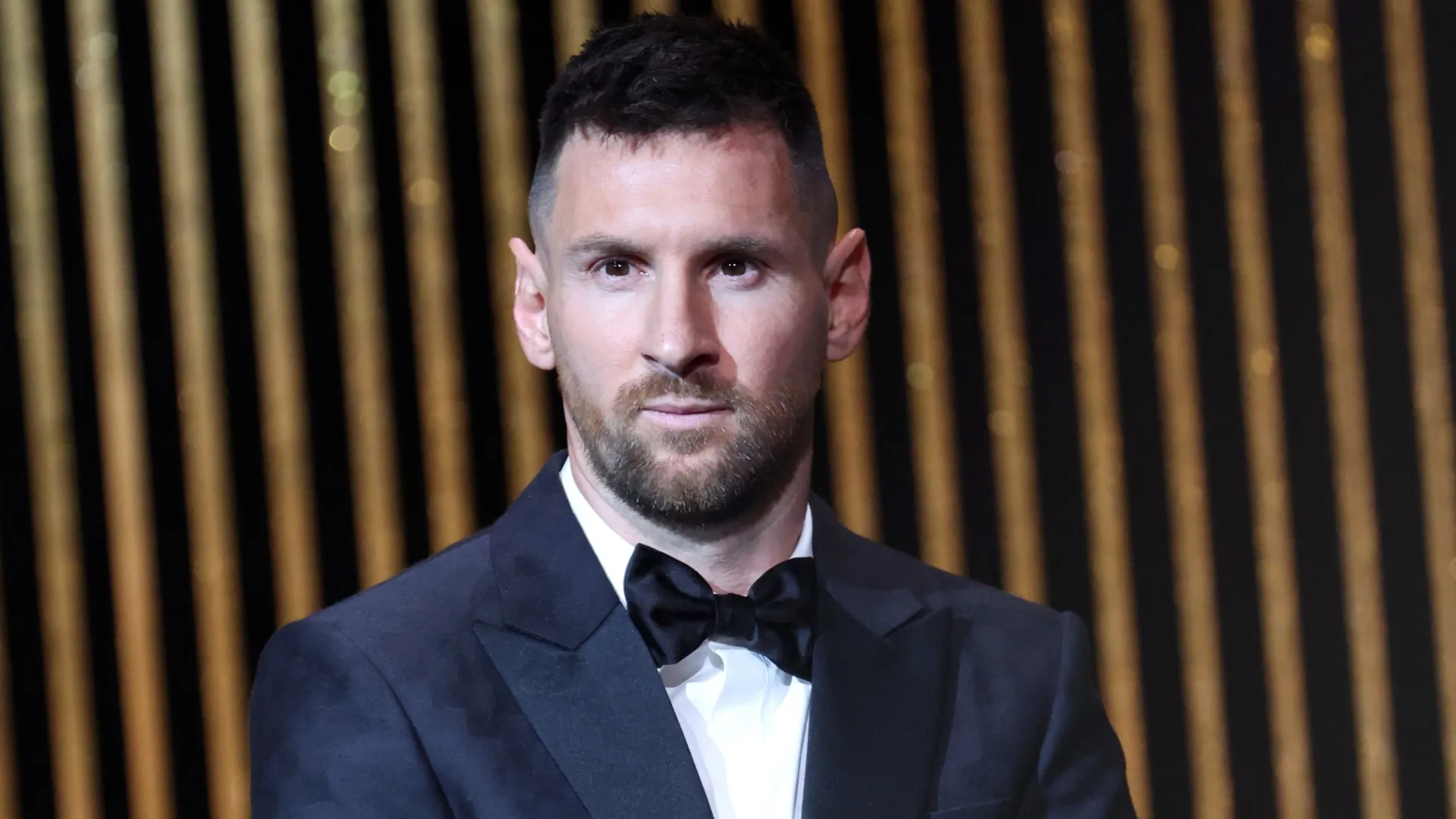 Lionel Messi attends the 67th Ballon D’Or Ceremony