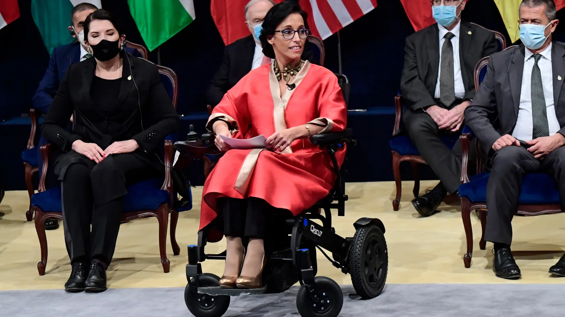 Teresa Perales, winner of the award for Sports at the Princesa de Asturias Awards 2021 ceremony.
