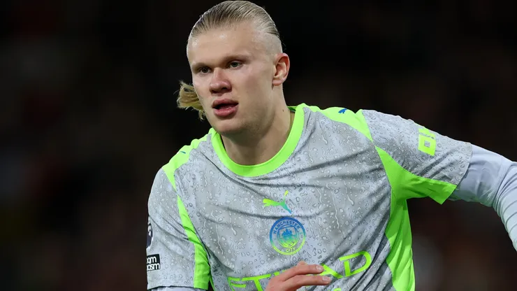 Erling Haaland of Manchester City during the Premier League match.