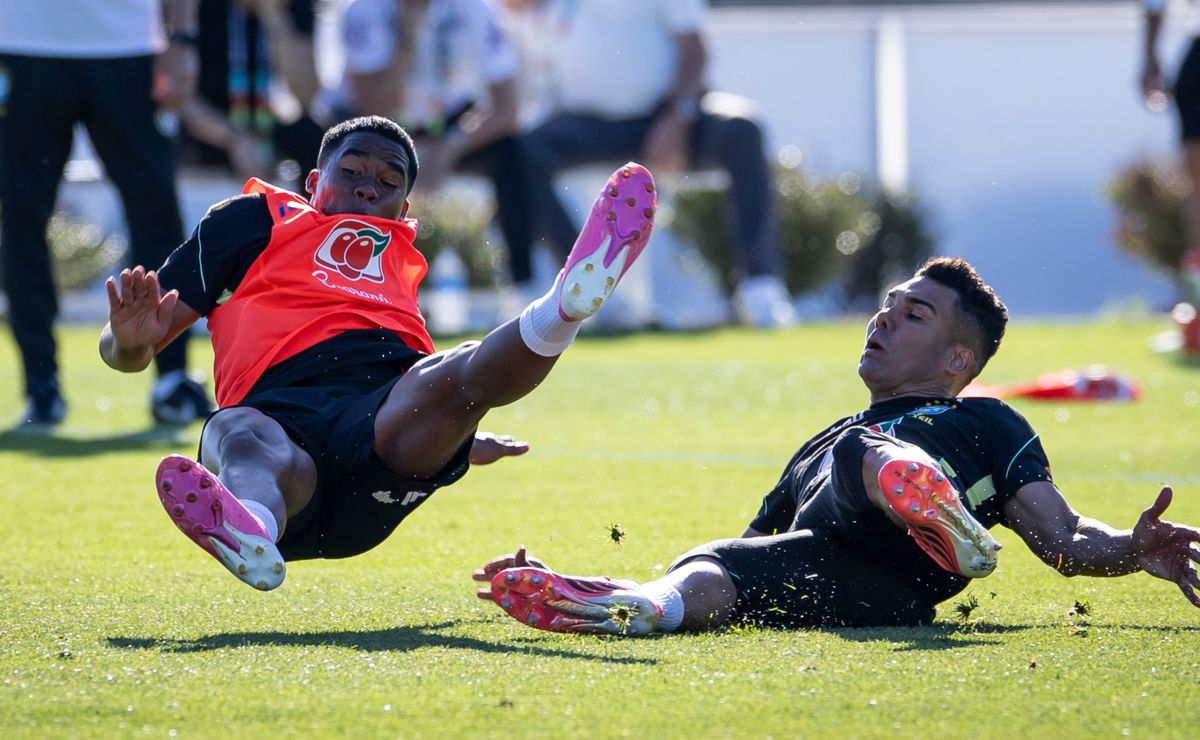 Casemiro faces backlash in Brazil after harsh tackle on Endrick during training session