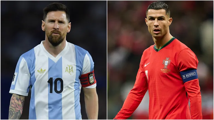 Lionel Messi and Cristiano Ronaldo.