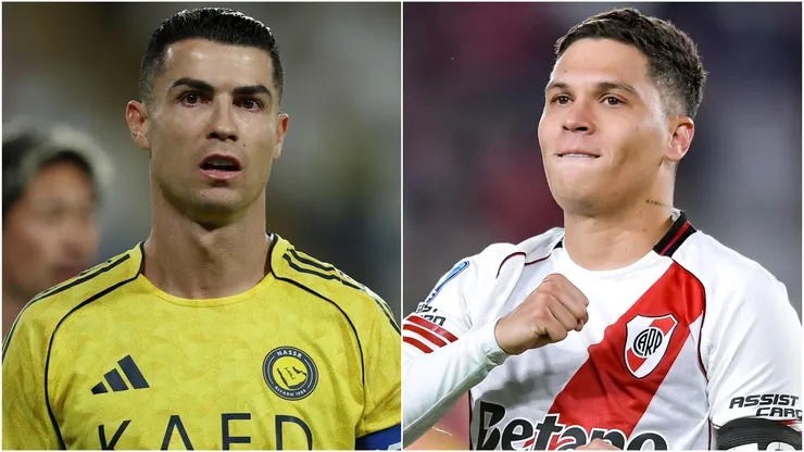 Cristiano Ronaldo (left) and Juan Quintero (right)