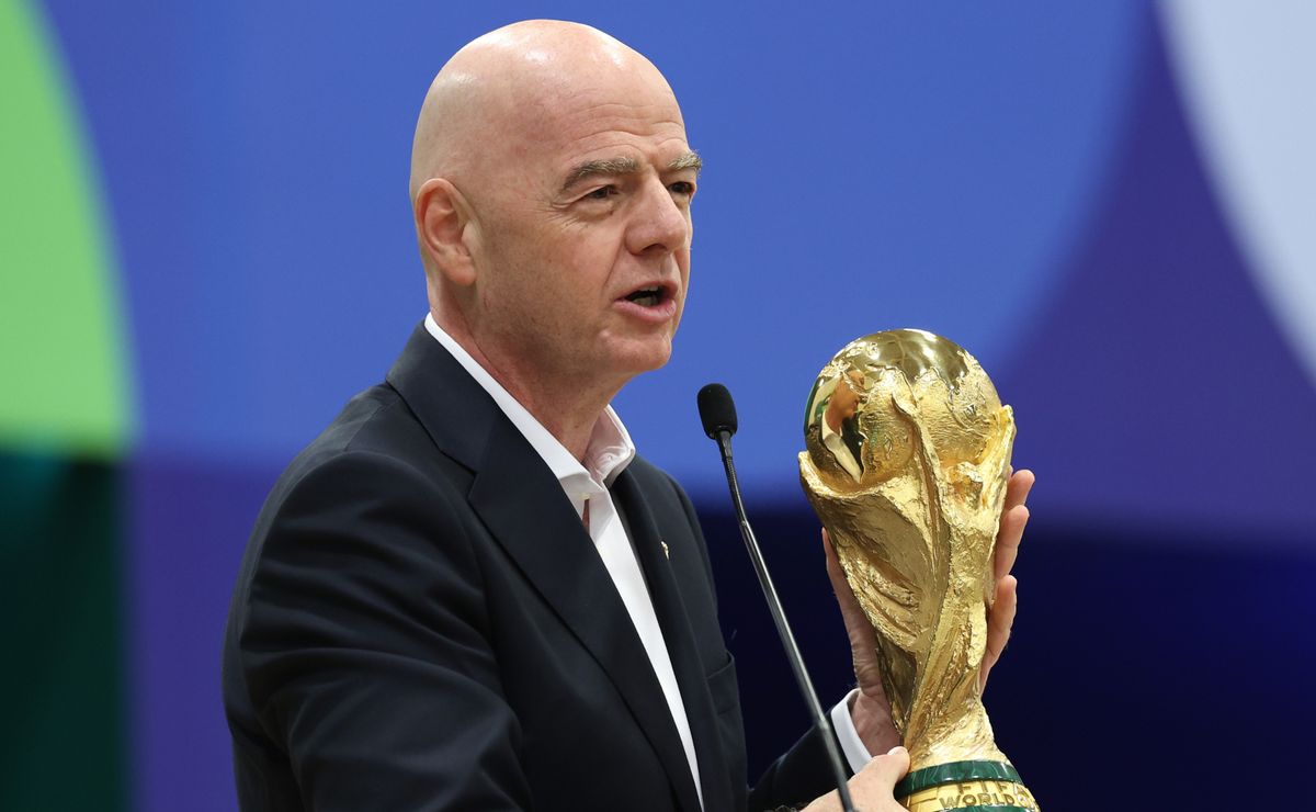 FIFA President Gianni Infantino announces new national anthem protocol for 2026 World Cup