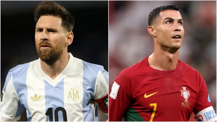 Lionel Messi of Argentina and Cristiano Ronaldo of Portugal.