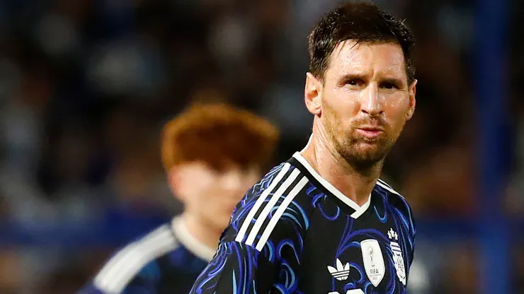 Lionel Messi of Argentina