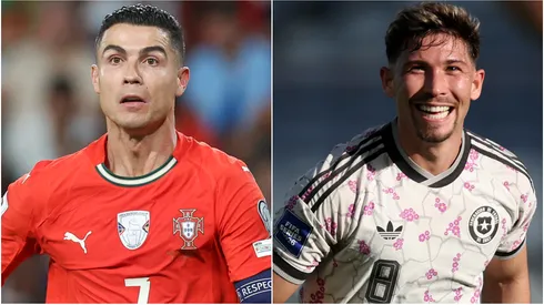 Cristiano Ronaldo (left) and Felipe Loyola (right)