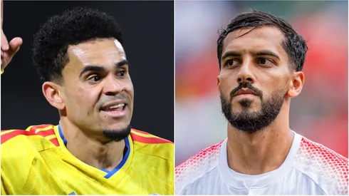 Luis Diaz of Colombia and Mousa Tamari of Jordan.