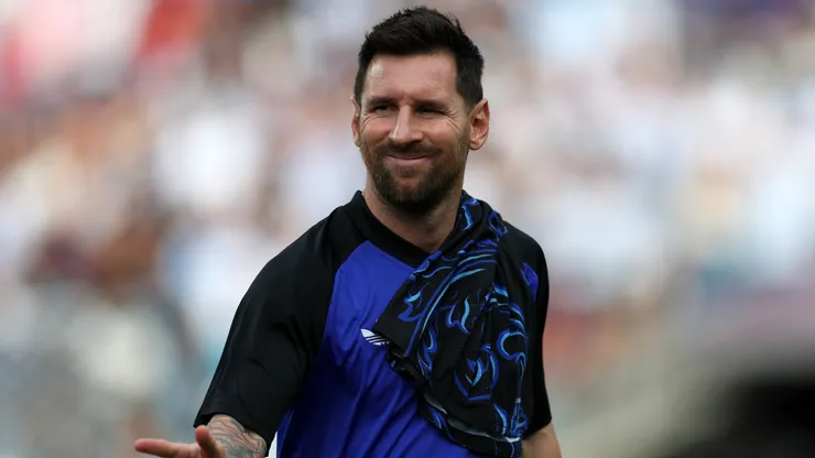 Lionel Messi of Argentina