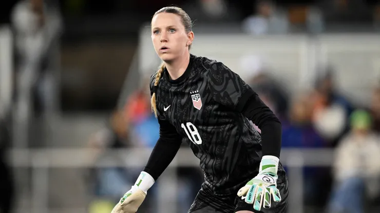 Goalkeeper Mandy McGlynn of the United States