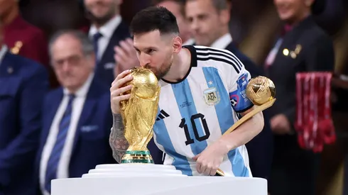 Lionel Messi won the World Cup with Argentina in 2022.