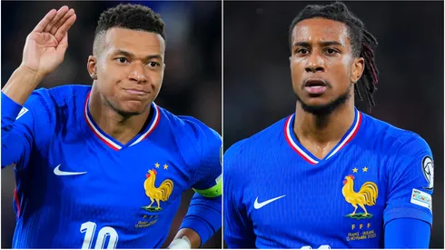 Kylian Mbappe (left) and Michael Olise 9right)
