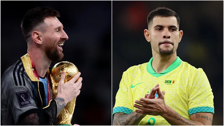 Lionel Messi and Bruno Guimaraes.