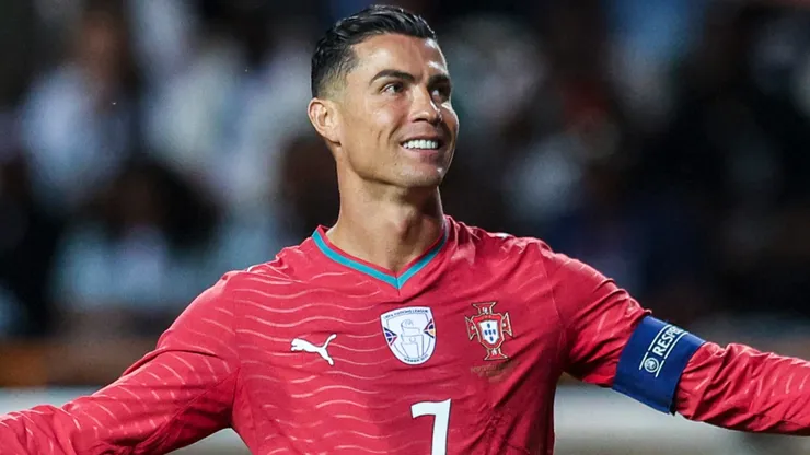 Cristiano Ronaldo of Portugal gestures during the International Friendly match.