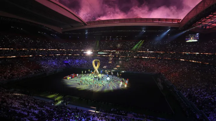 The opening ceremony of the FIFA World Cup Qatar 2022.