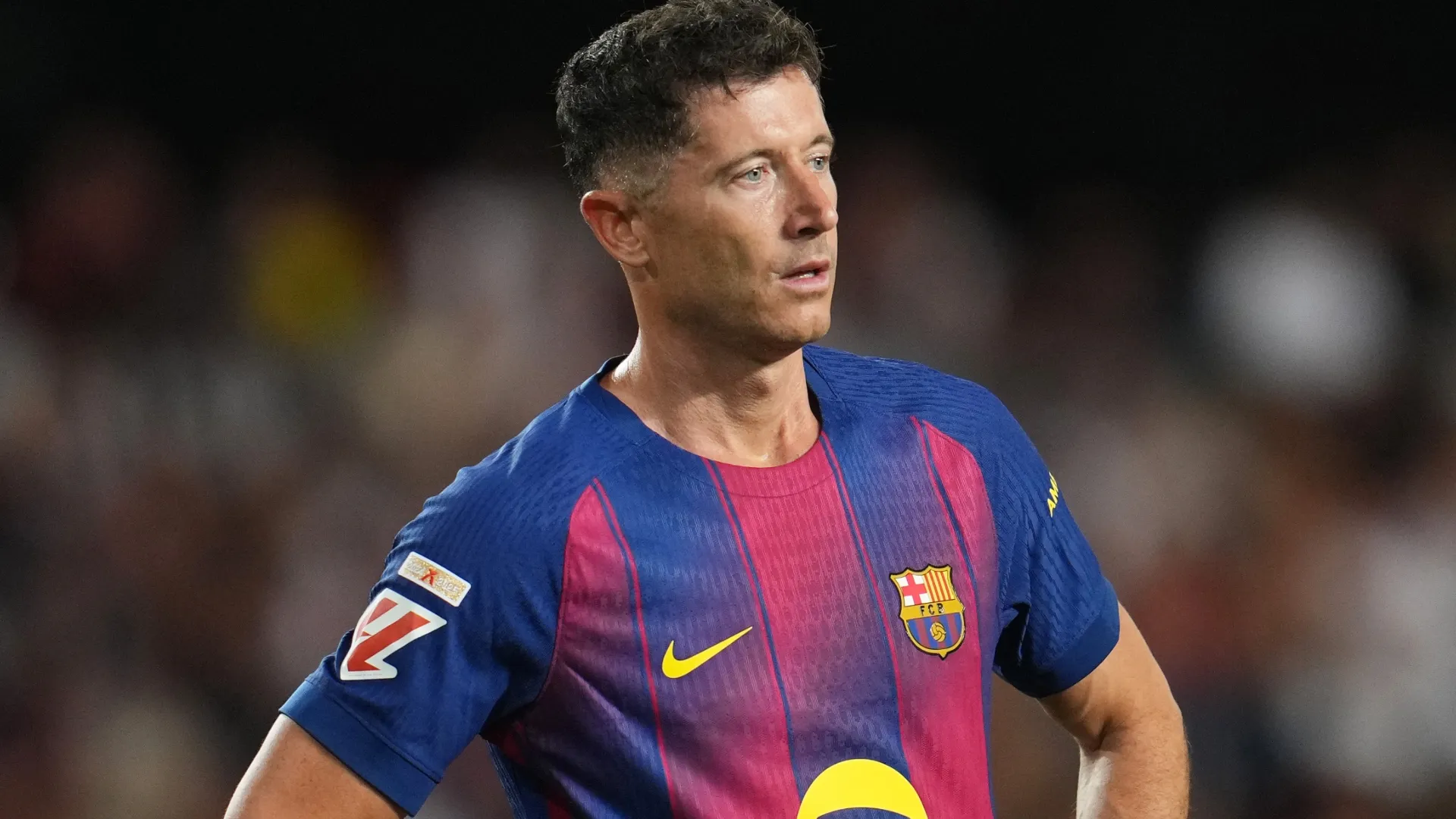 Lewandowski represented Poland greatly playing at Barcelona (Aitor Alcalde/Getty Images)