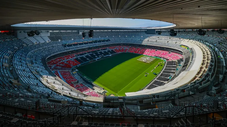General view of former Estadio Azteca, now Mexico City Stadium.
