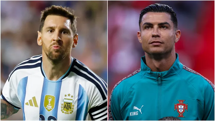 Lionel Messi of Argentina and Cristiano Ronaldo of Portugal.