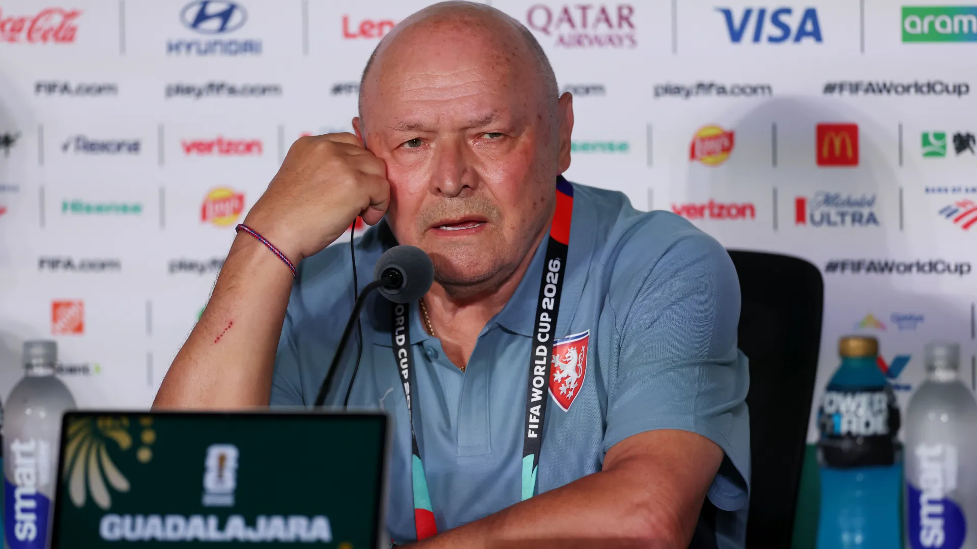 Miroslav Koubek, Head Coach of Czechia (Lars Baron/Getty Images).
