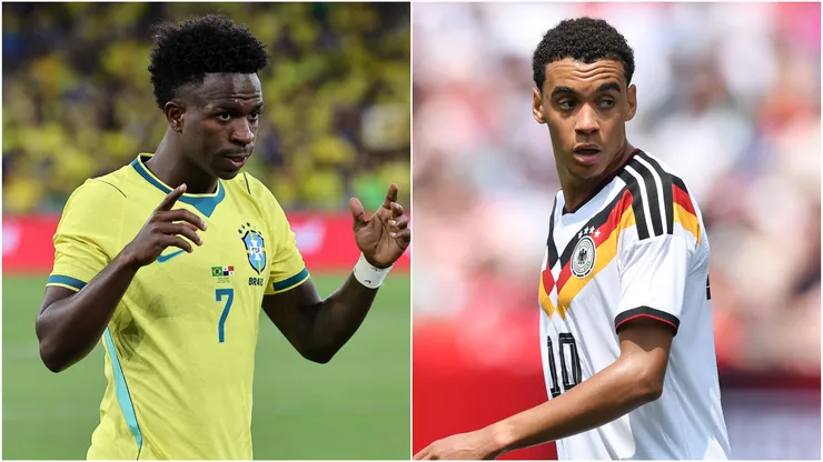 Brazil's Vinicius and Germany's Musiala.