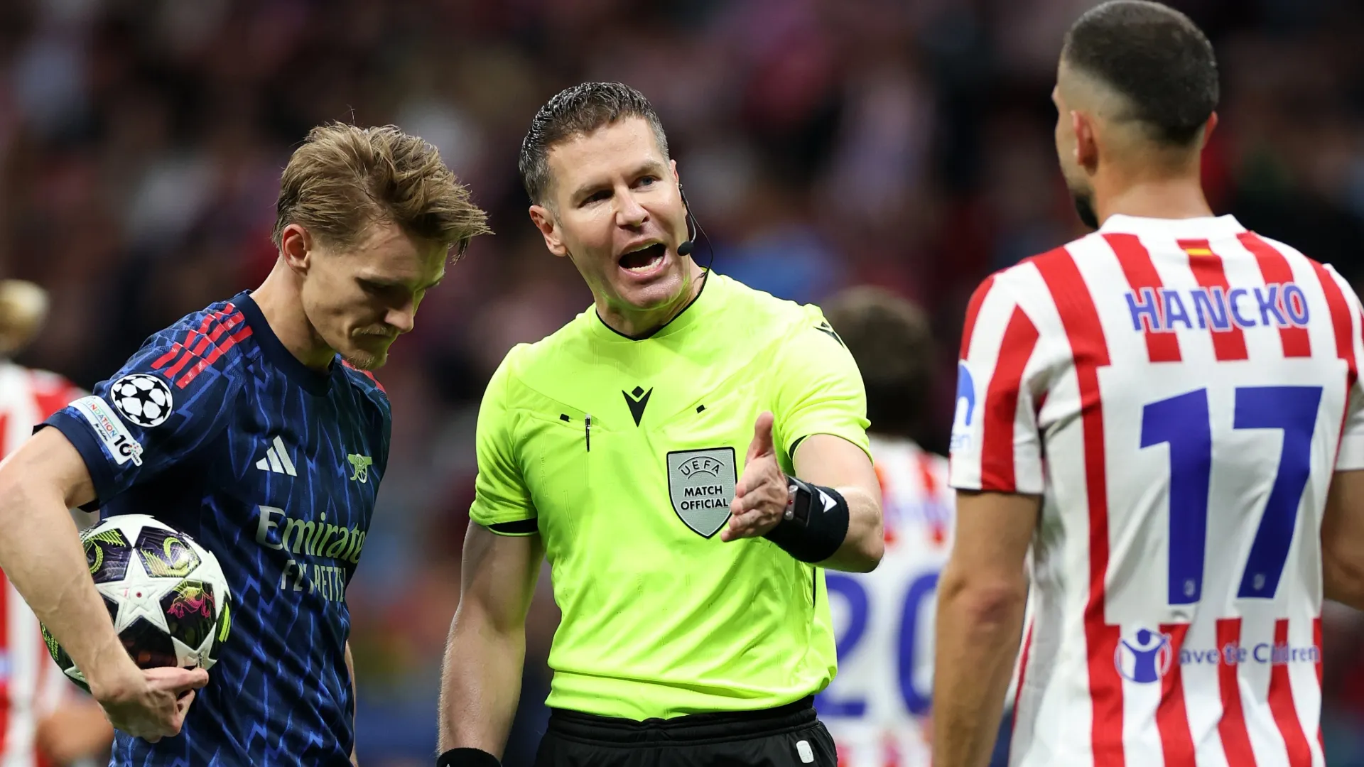 Makkelie was the referee in the draw (Dan Mullan/Getty Images)
