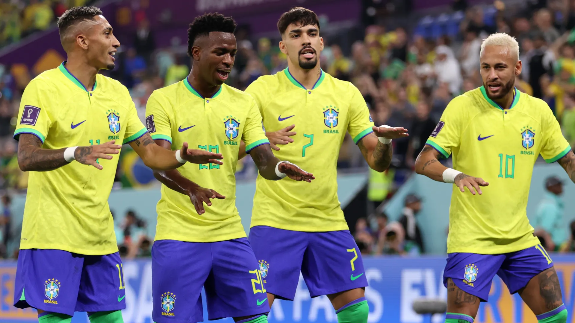 Vinicius Raphinha Paqueta Neymar brazil