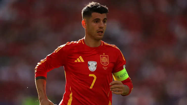Alvaro Morata of Spain.