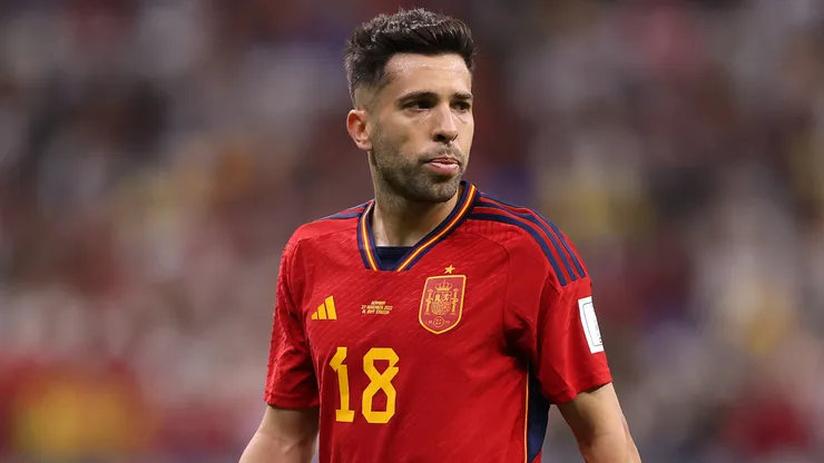 Jordi Alba of Spain.