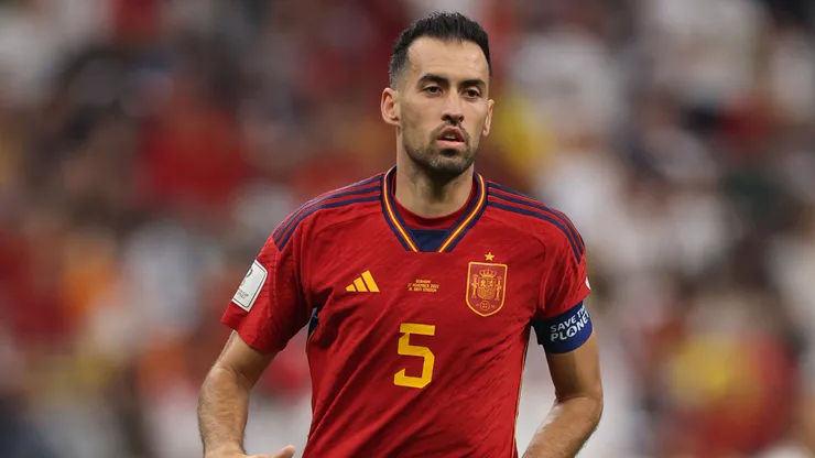 Sergio Busquets of Spain.