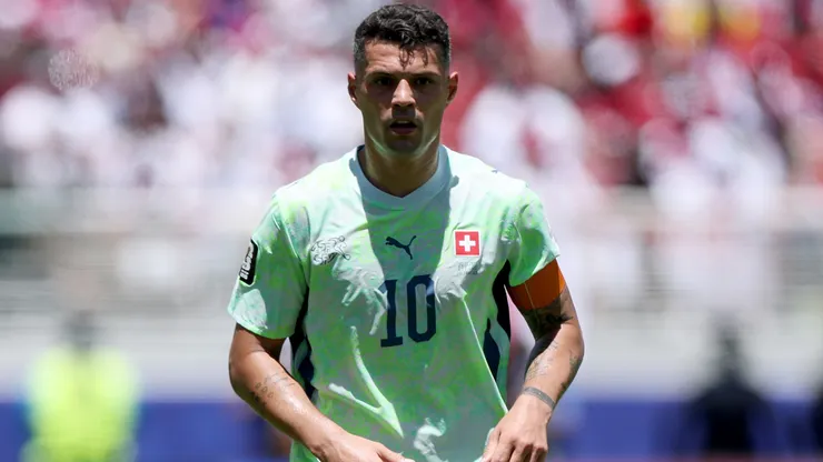 Granit Xhaka of Switzerland