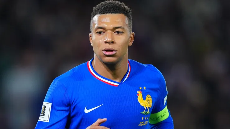 Kylian Mbappe of France looks on during the FIFA World Cup 2026 qualifier.