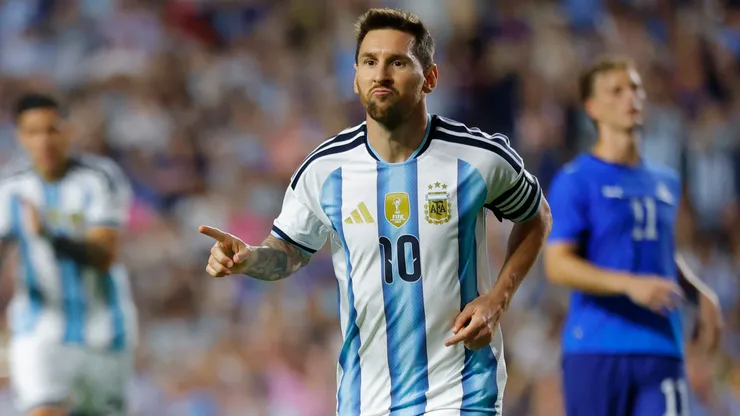 Lionel Meesi of Argentina.
