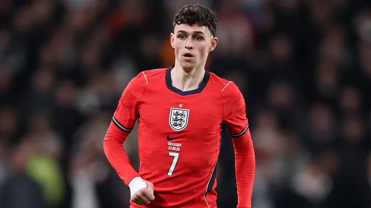 Phil Foden of England.