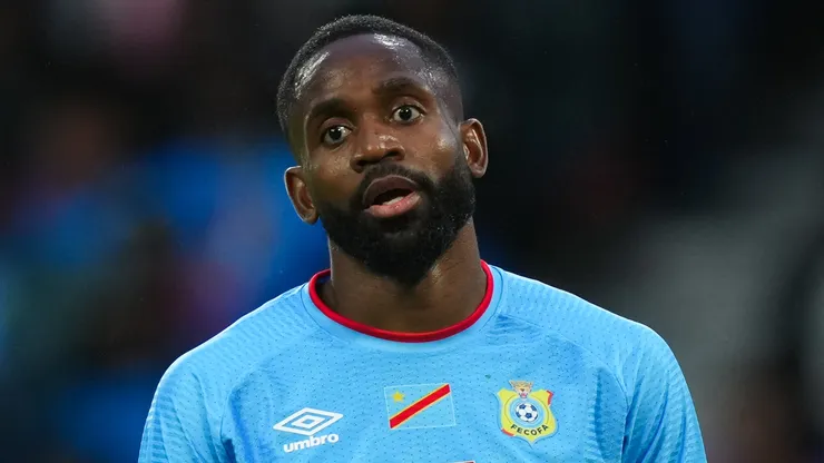 Cedric Bakambu of Congo DR looks on.