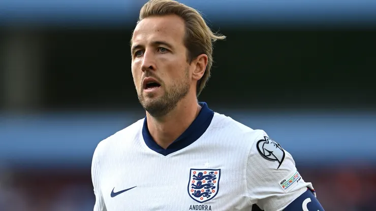 Harry Kane of England during the FIFA World Cup 2026 qualifier.