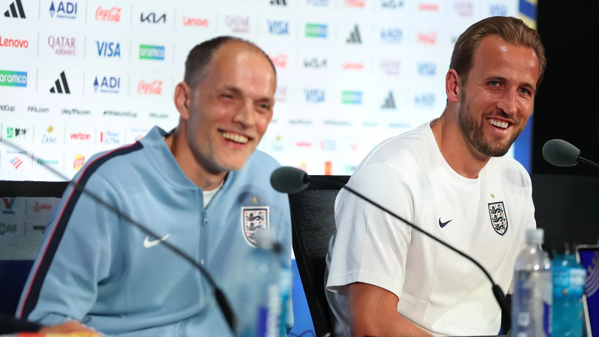 Thomas Tuchel and Harry Kane (Getty Images).