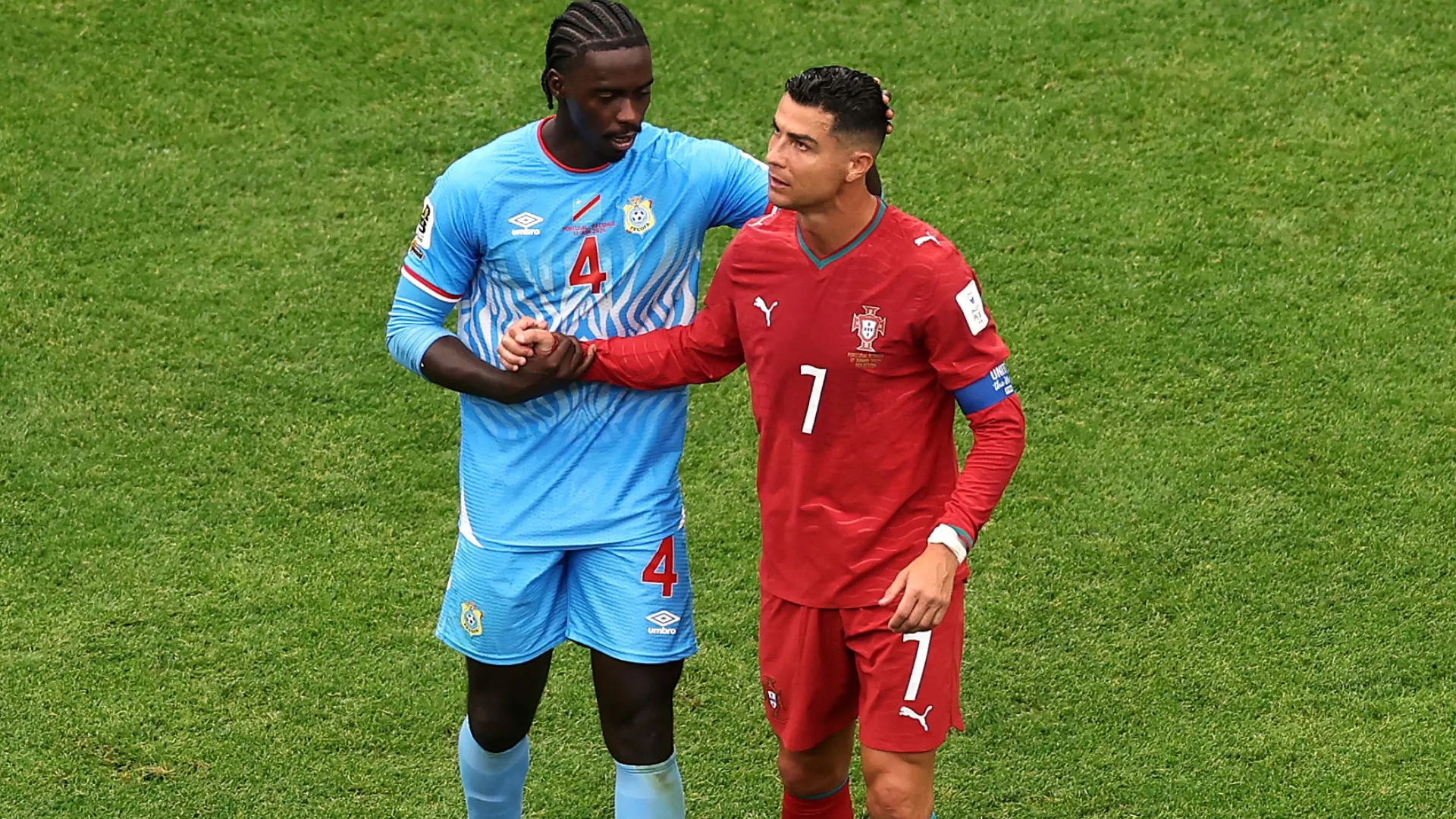 Ronaldo was followed closely by DR Congo (Lars Baron/Getty Images)