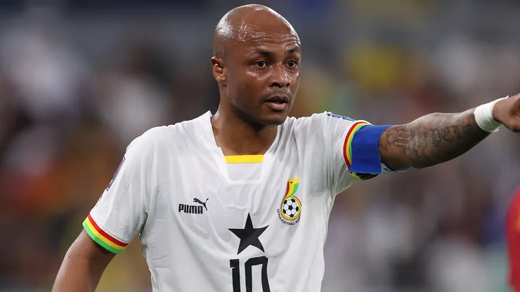 Andre Ayew of Ghana.