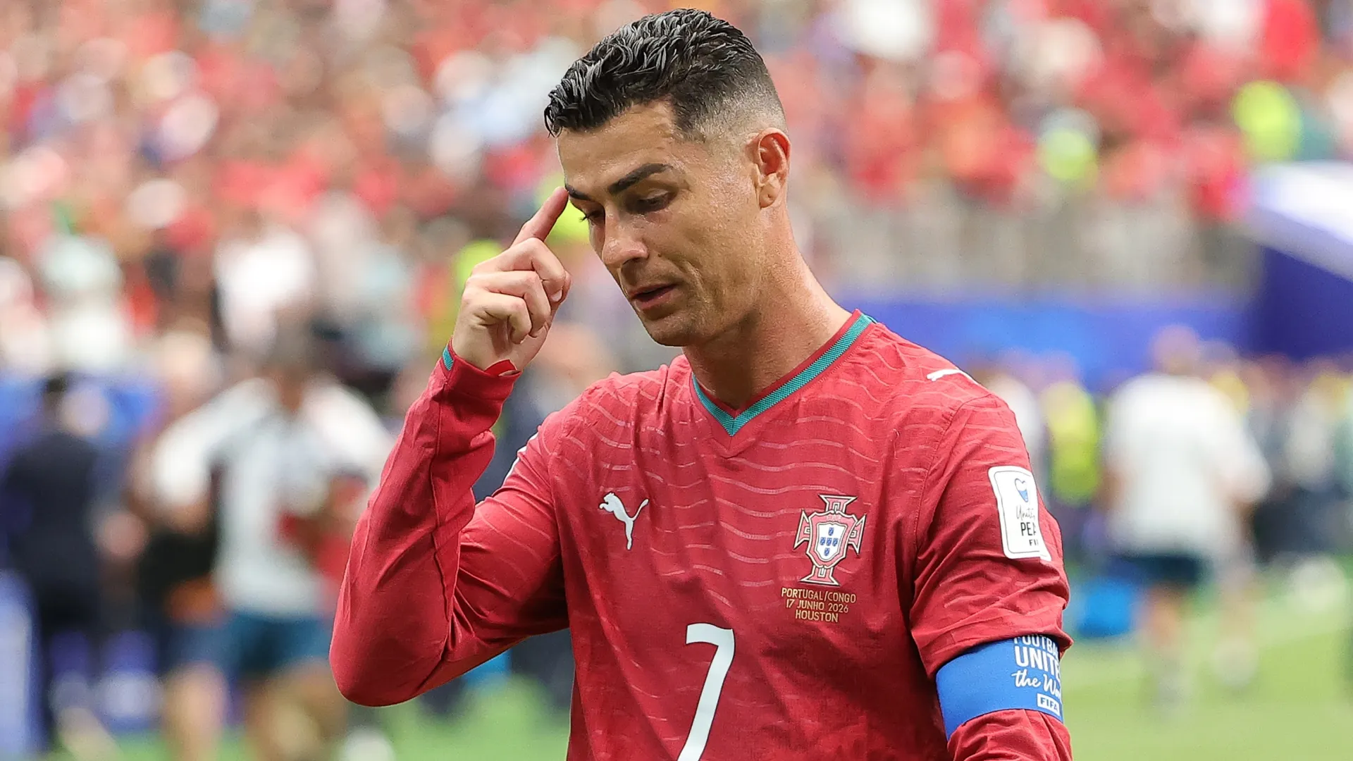 Cristiano Ronaldo #7 of Portugal.