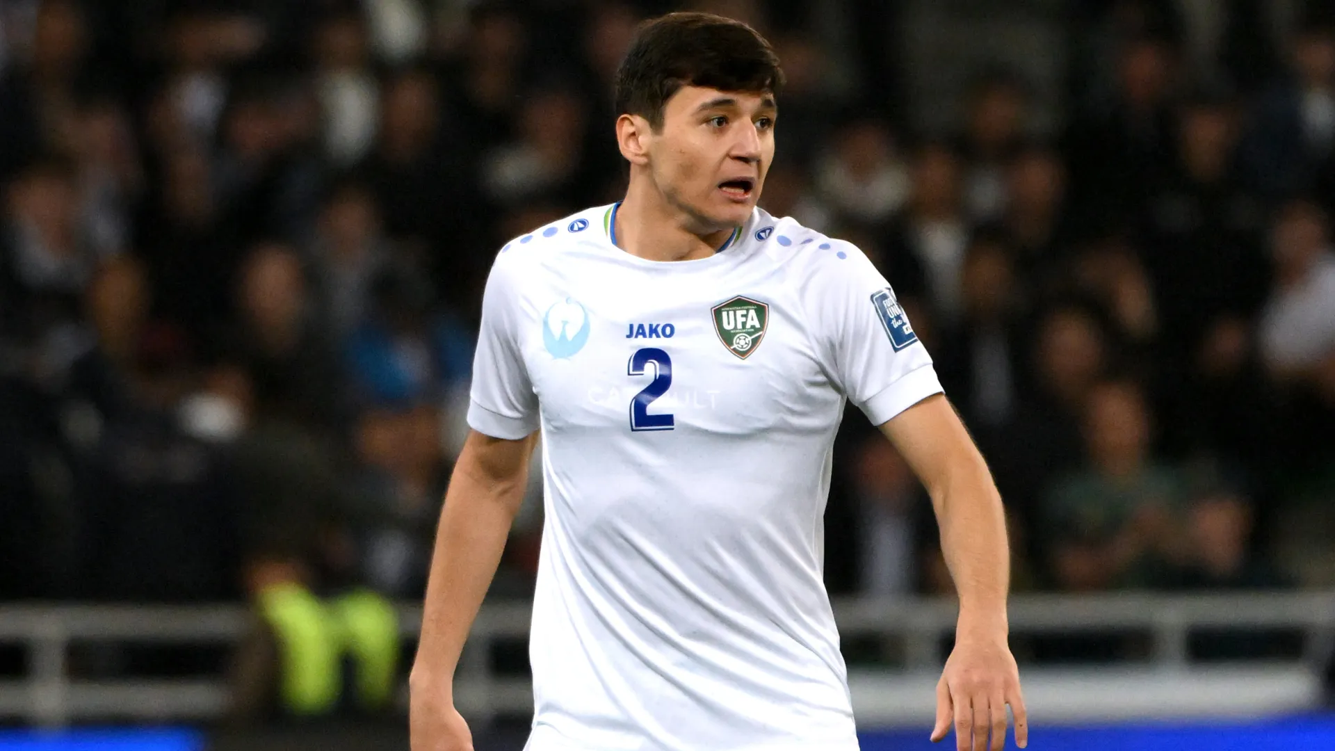 Abdukodir Khusanov of Uzbekistan. (Getty Images)
