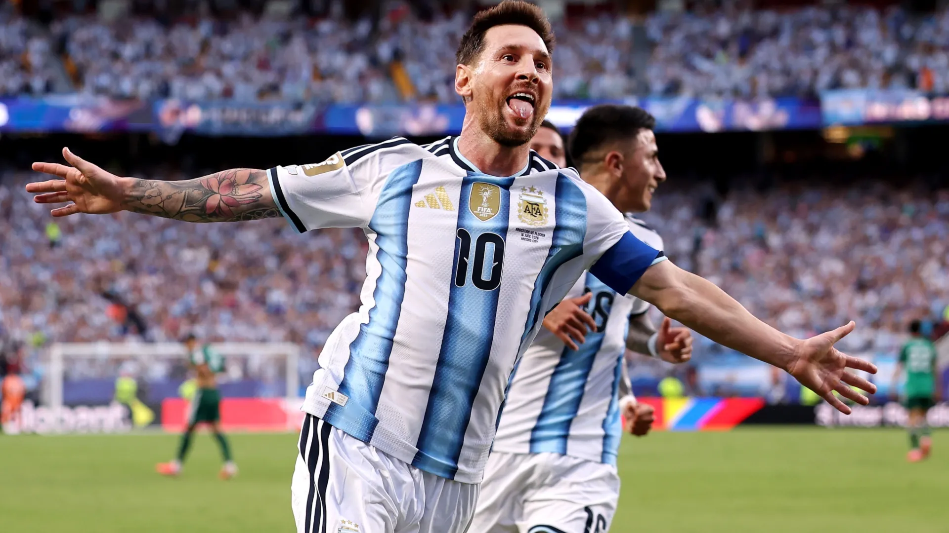 Messi scored a hat trick (Charlotte Wilson/Getty Images)