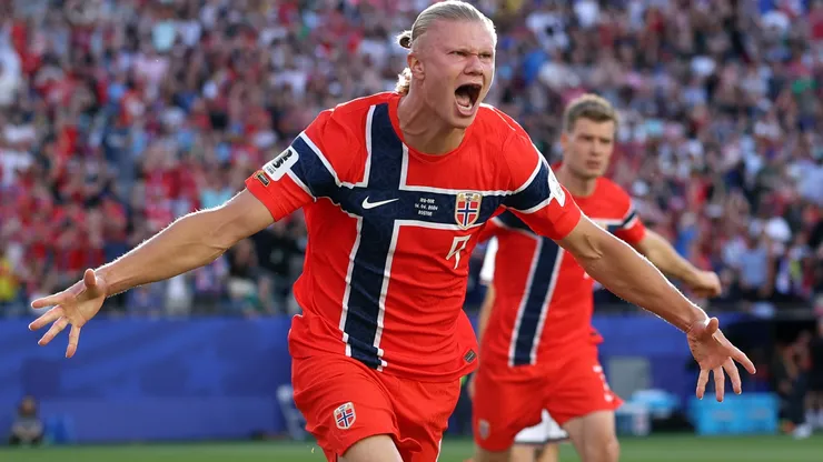 Haaland scored a brace against Iraq