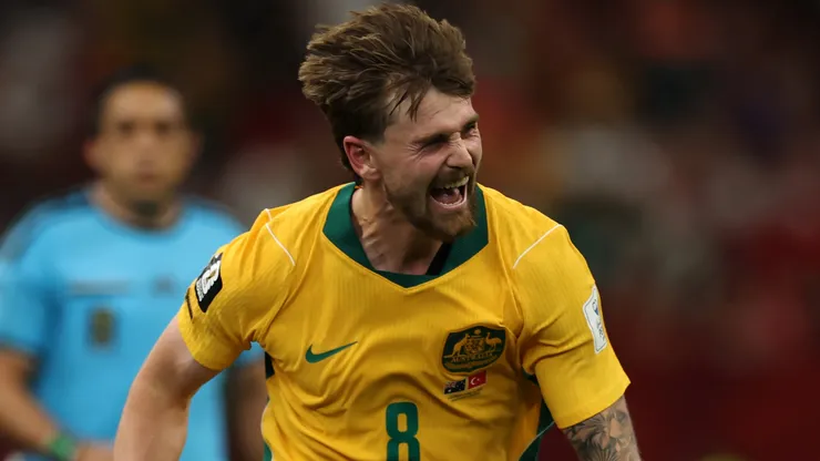 Connor Metcalfe #8 of Australia.
