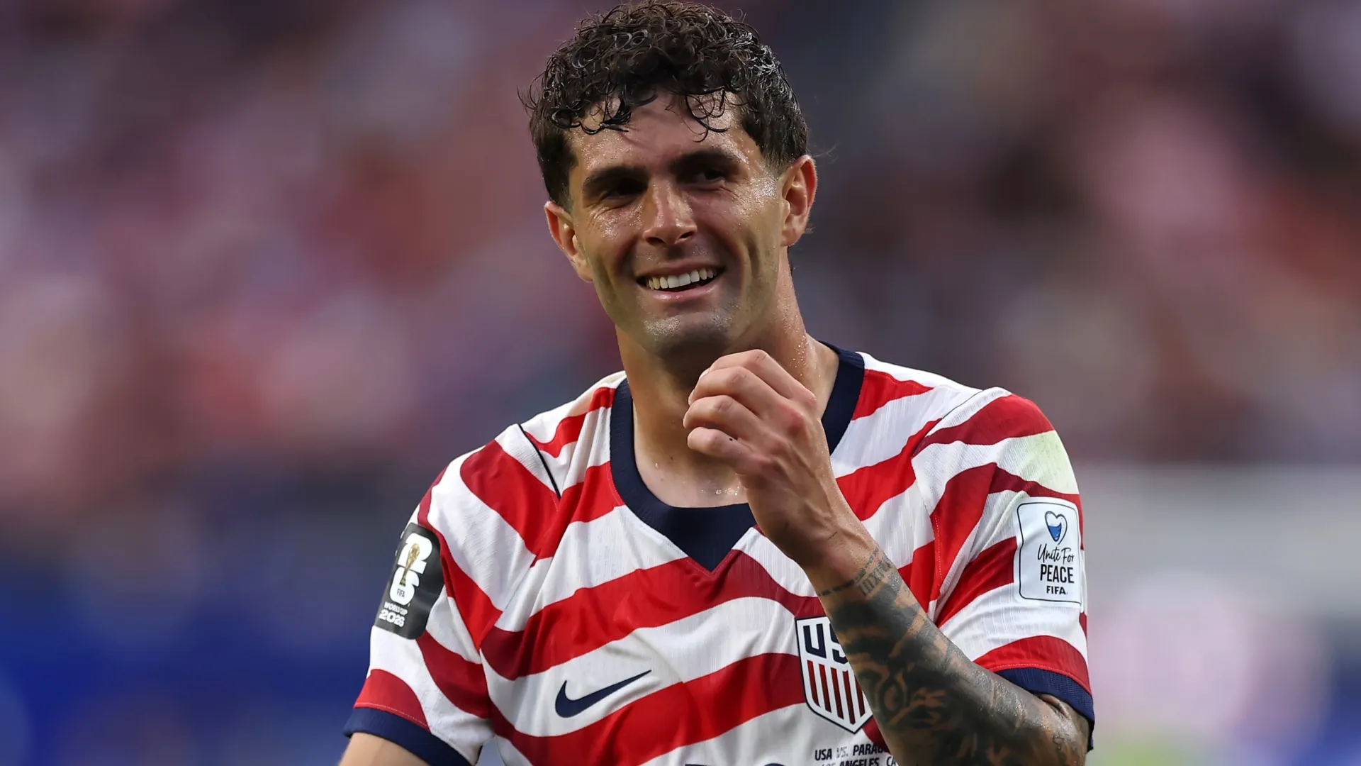 Christian Pulisic #10 of the USMNT.