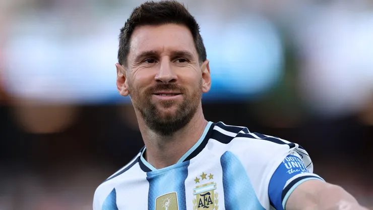 Lionel Messi of Argentina