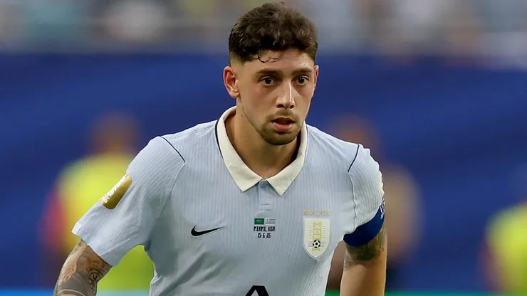 Federico Valverde #8 of Uruguay.