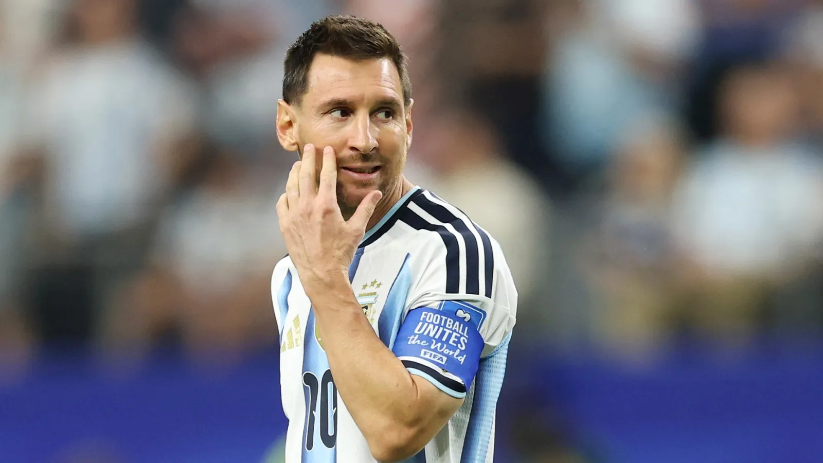 Lionel Messi of Argentina.