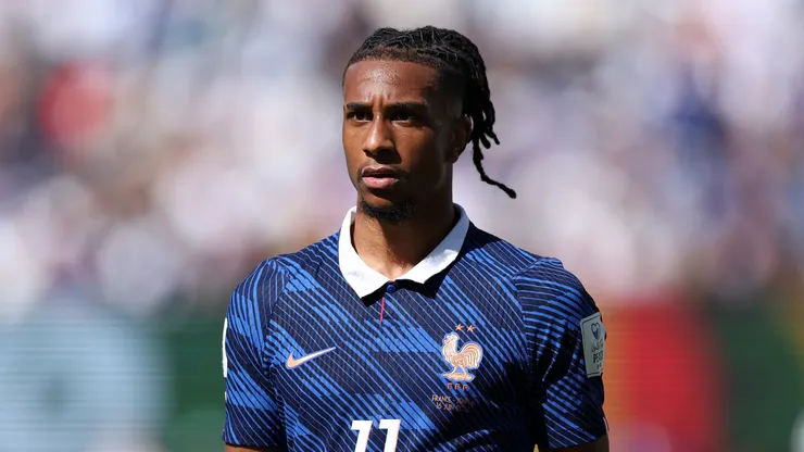 Michael Olise #11 of France.