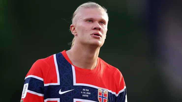 Erling Haaland #9 of Norway during the FIFA World Cup 2026 Group I match.