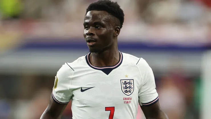 Saka begins on the bench