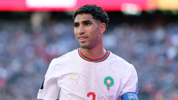 Achraf Hakimi #2 of Morocco.